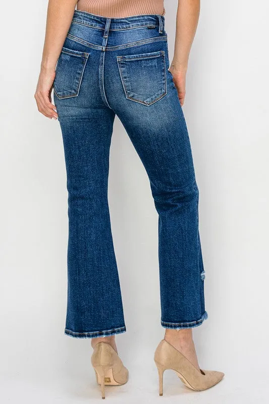 PENNY HIGH RISE CROP FLARE JEANS