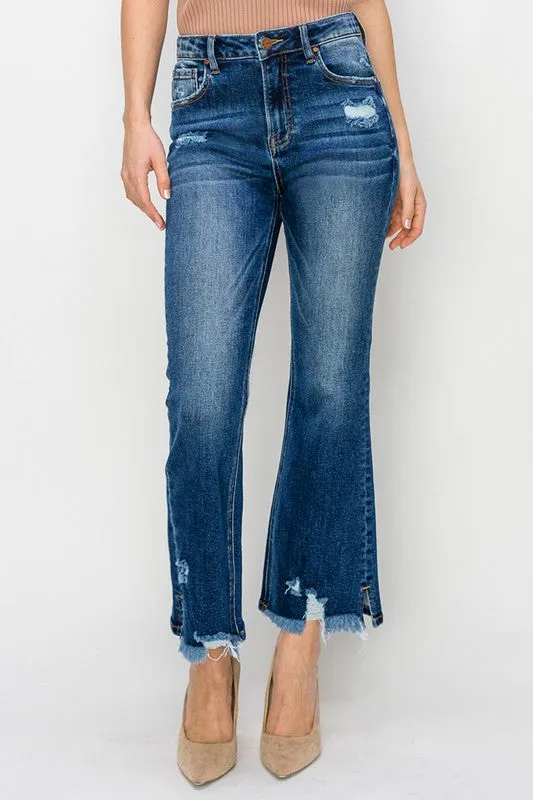 PENNY HIGH RISE CROP FLARE JEANS