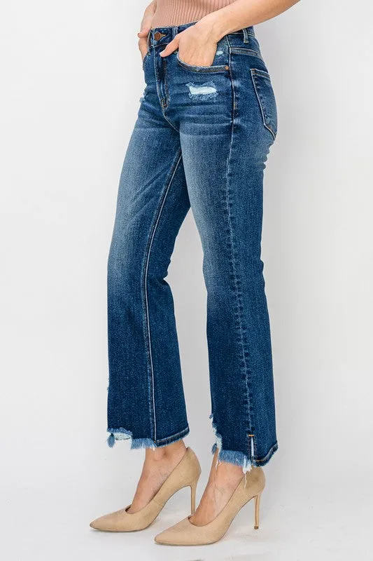 PENNY HIGH RISE CROP FLARE JEANS