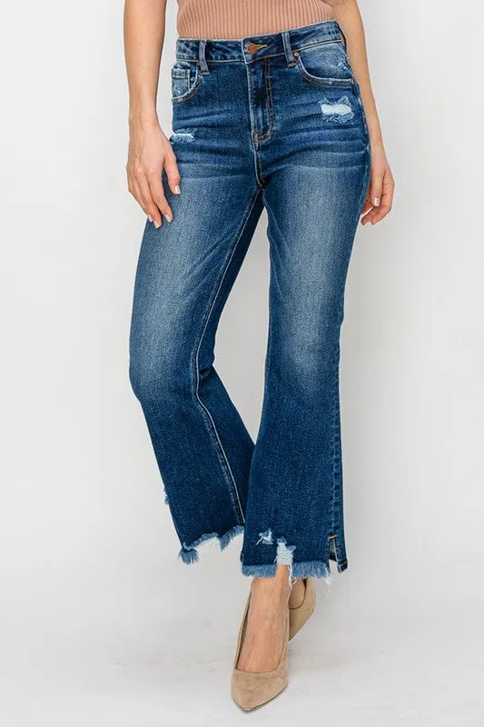 PENNY HIGH RISE CROP FLARE JEANS