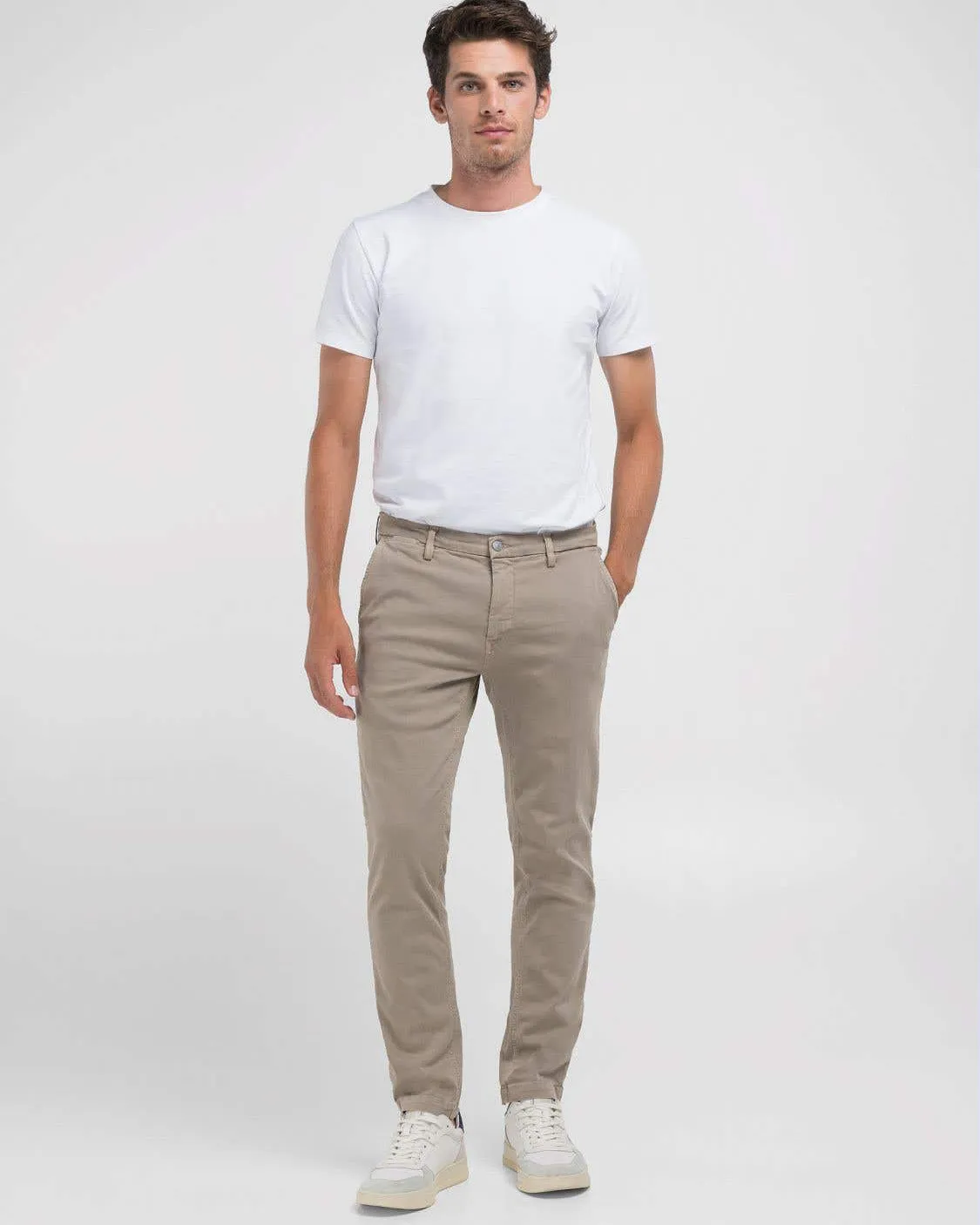 Replay Zeumar Hyperchino Colour XLITE Slim Mens Jeans - Sand