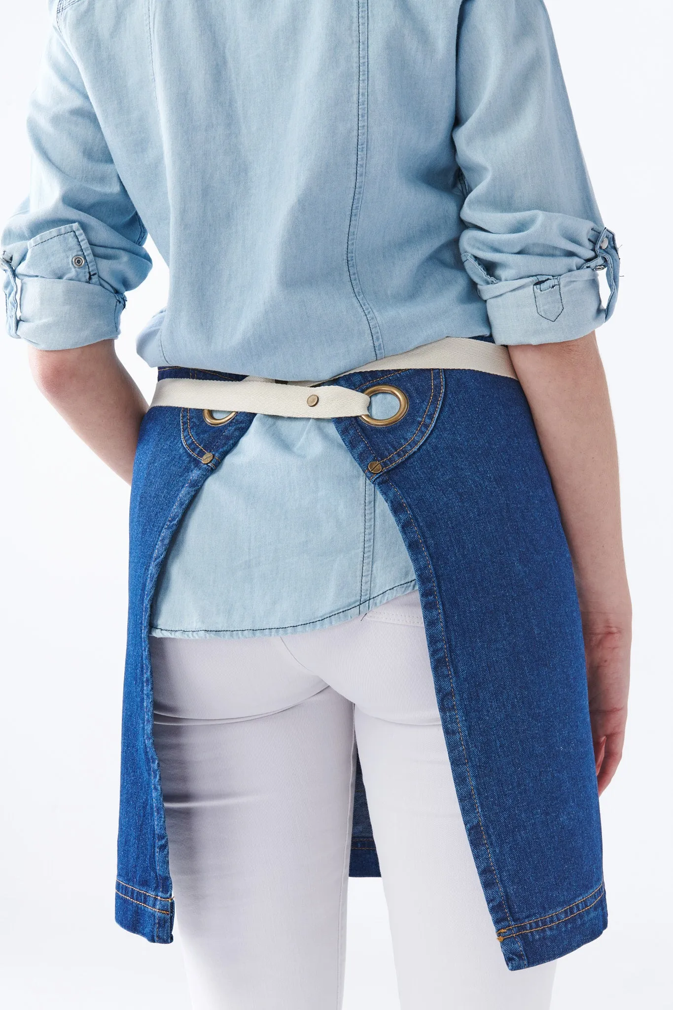 SAVANNAH Denim Waist Apron