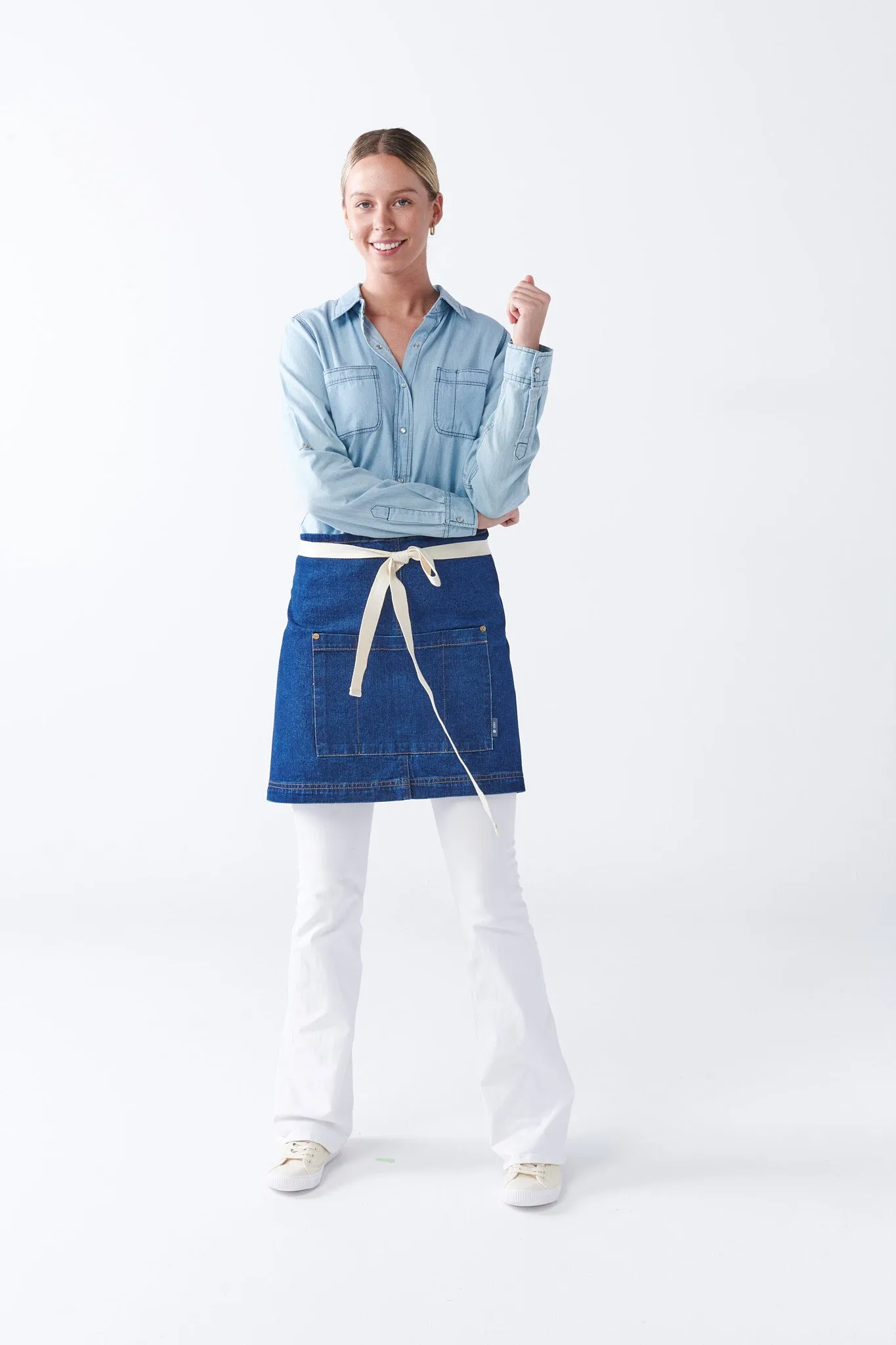 SAVANNAH Denim Waist Apron