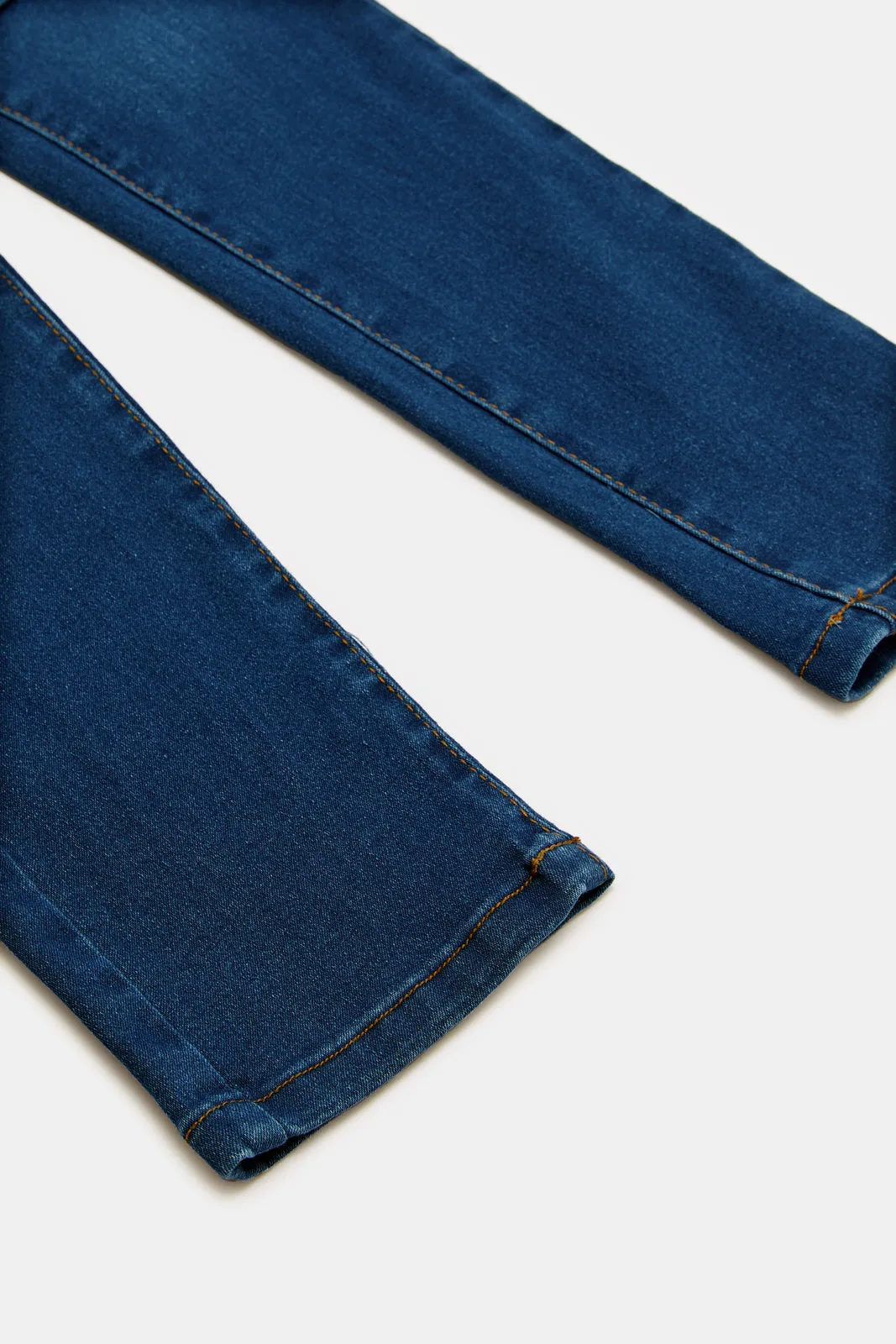 Senior Boys Blue Basic Jeans