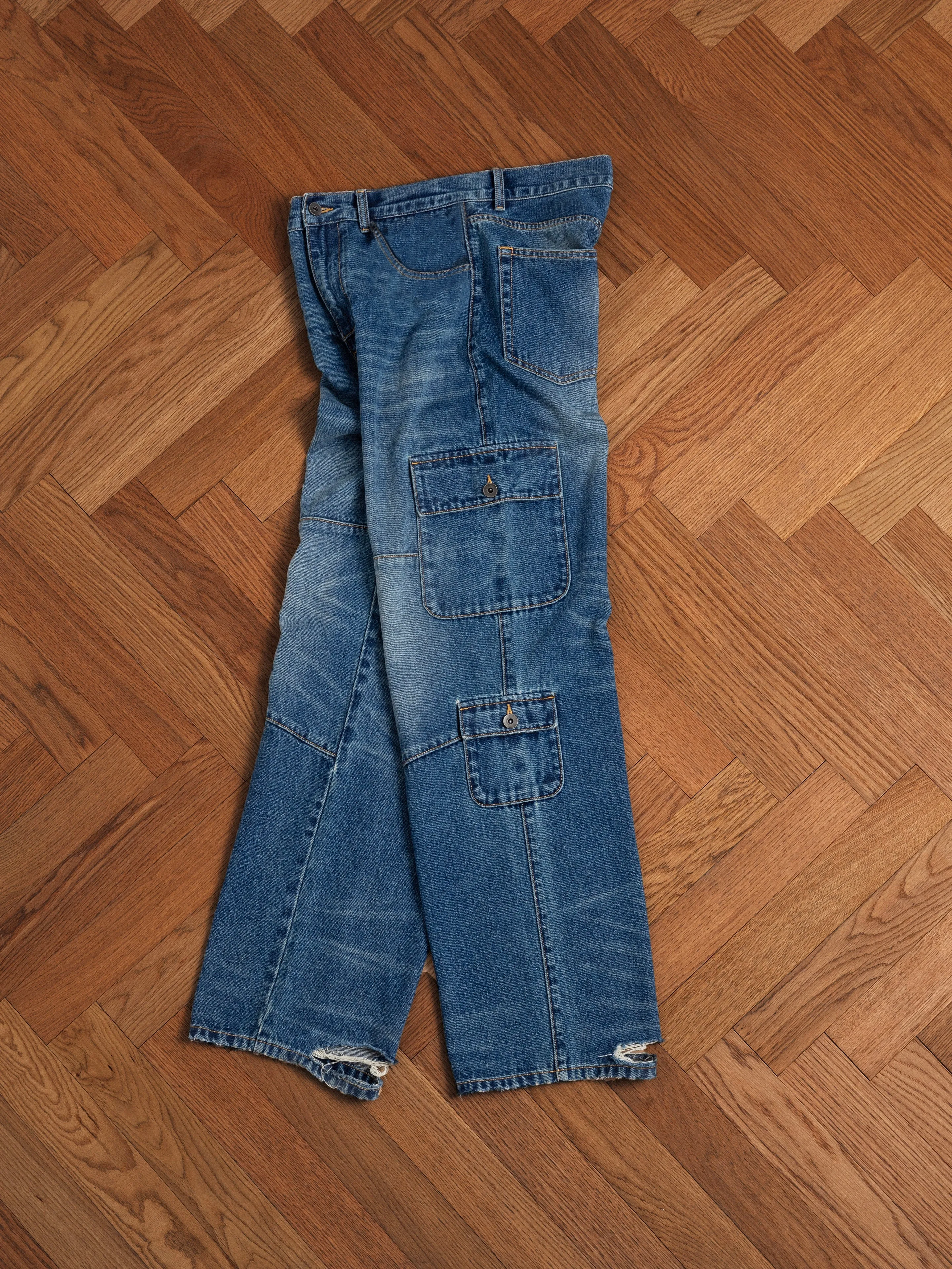 Siwa Cargo Paneled Jeans