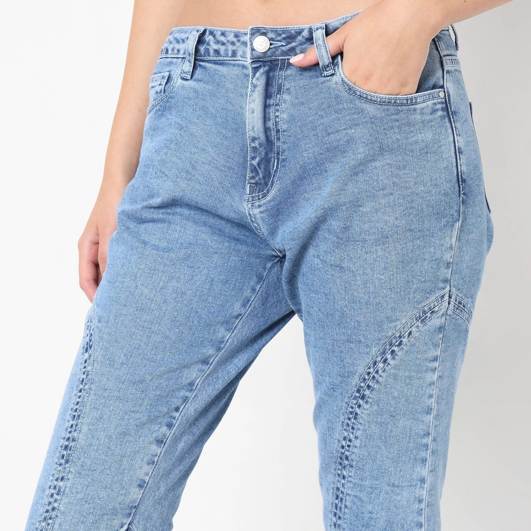 Slim Fit High Rise Jeans