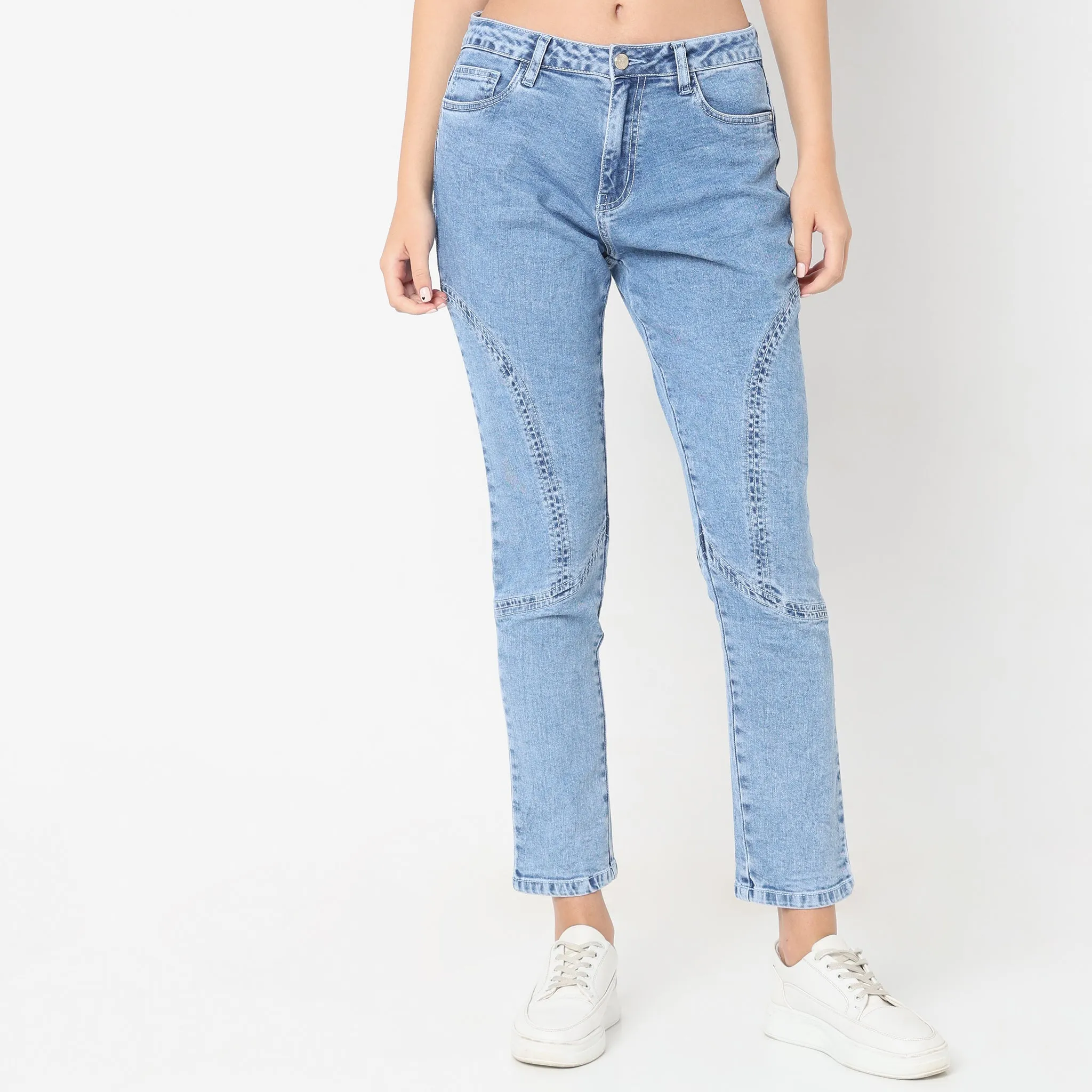 Slim Fit High Rise Jeans