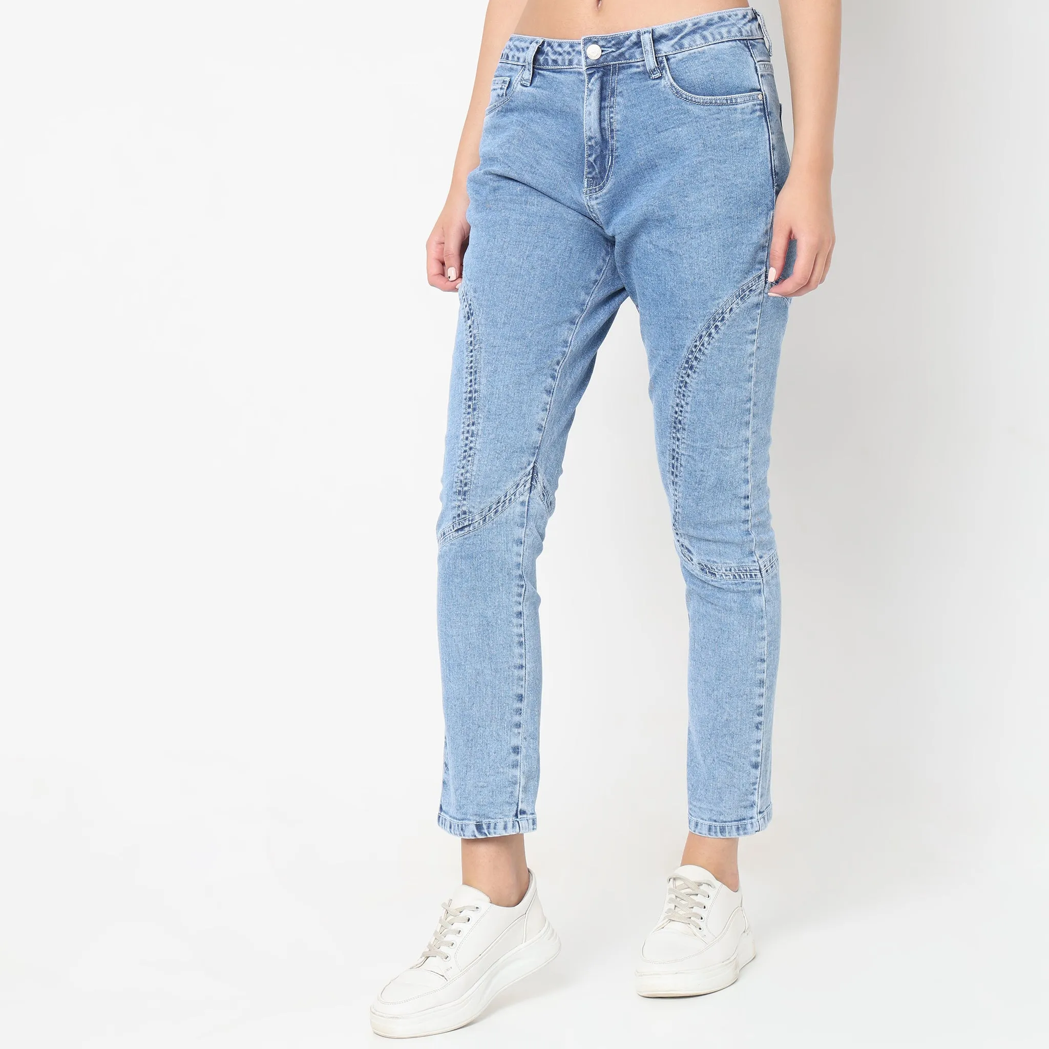 Slim Fit High Rise Jeans