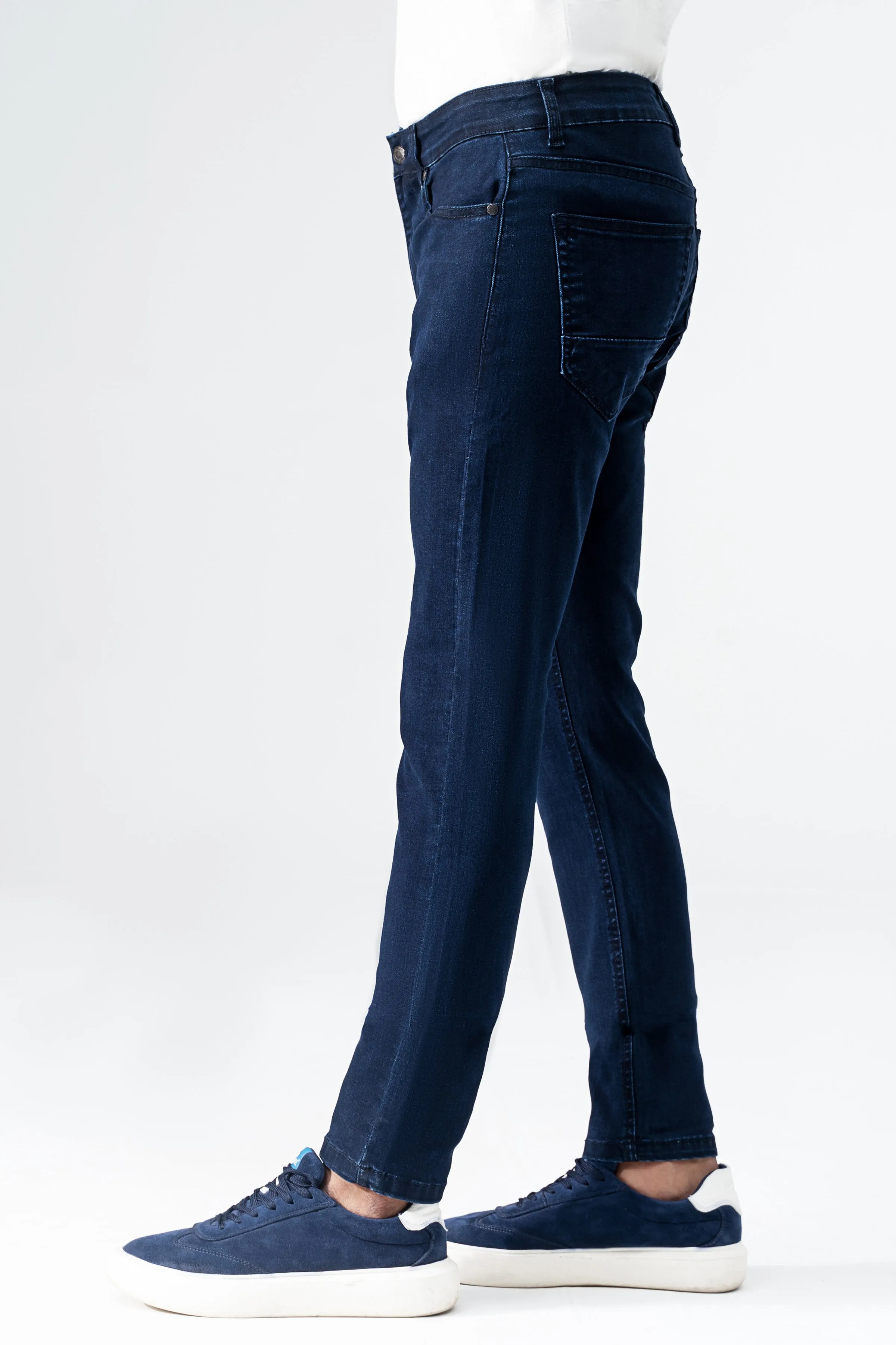 SLIM LEG DENIM  JEANS NAVY BLUE