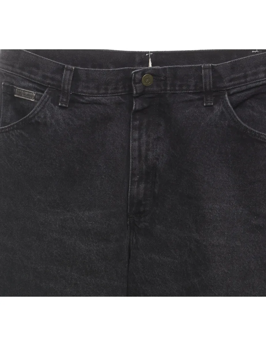 Tapered Black Classic Wrangler Jeans - W32 L30