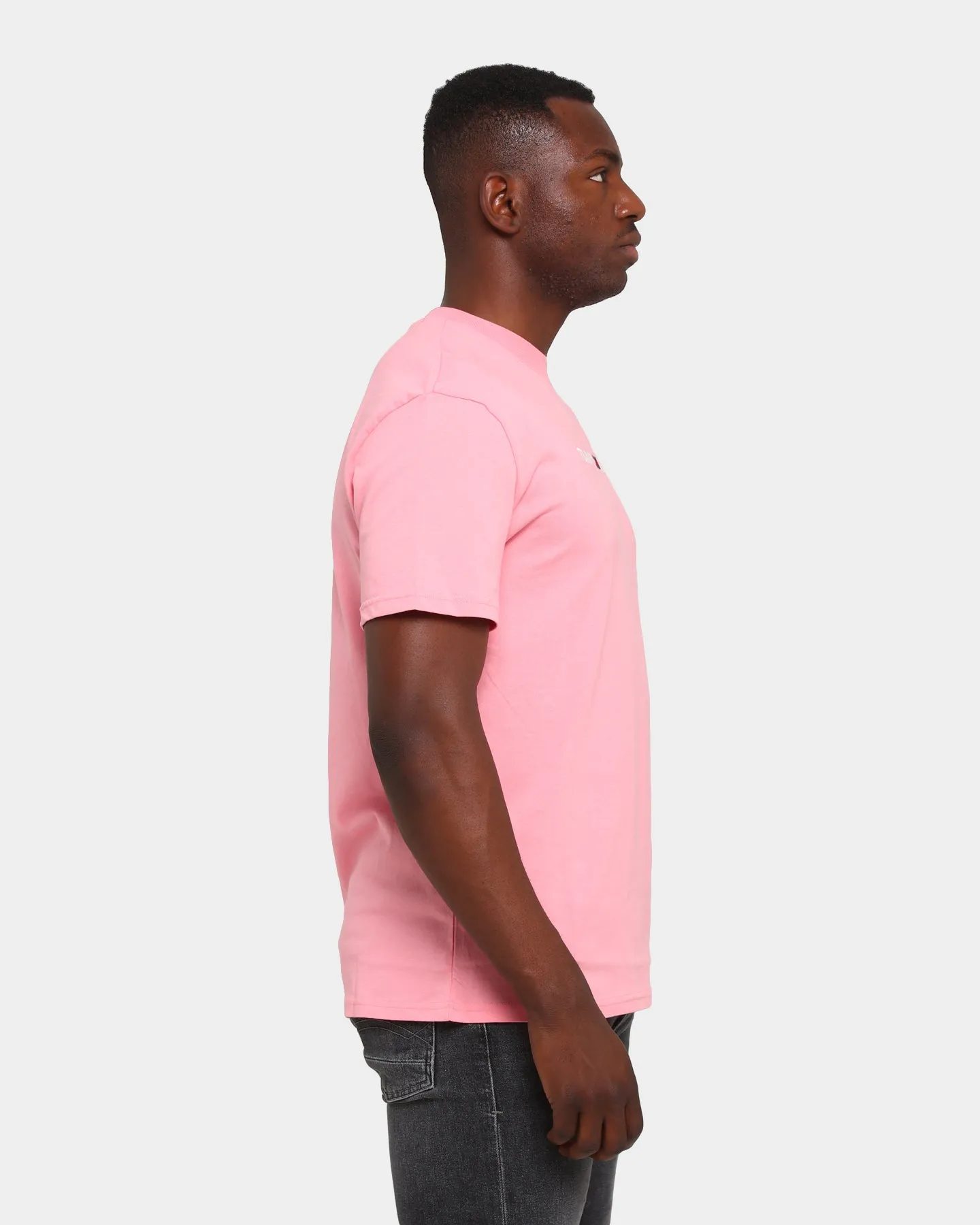 Tommy Jeans Straight Logo T-Shirt Rosey Pink