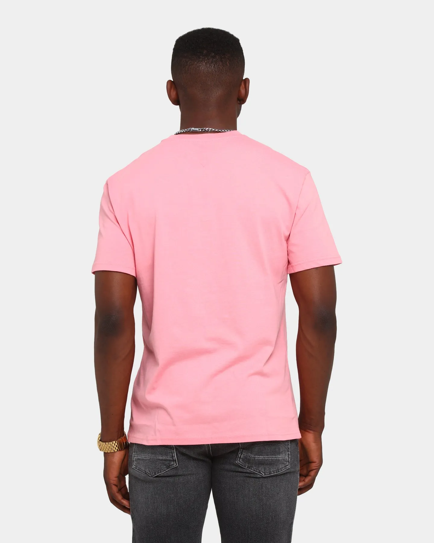 Tommy Jeans Straight Logo T-Shirt Rosey Pink