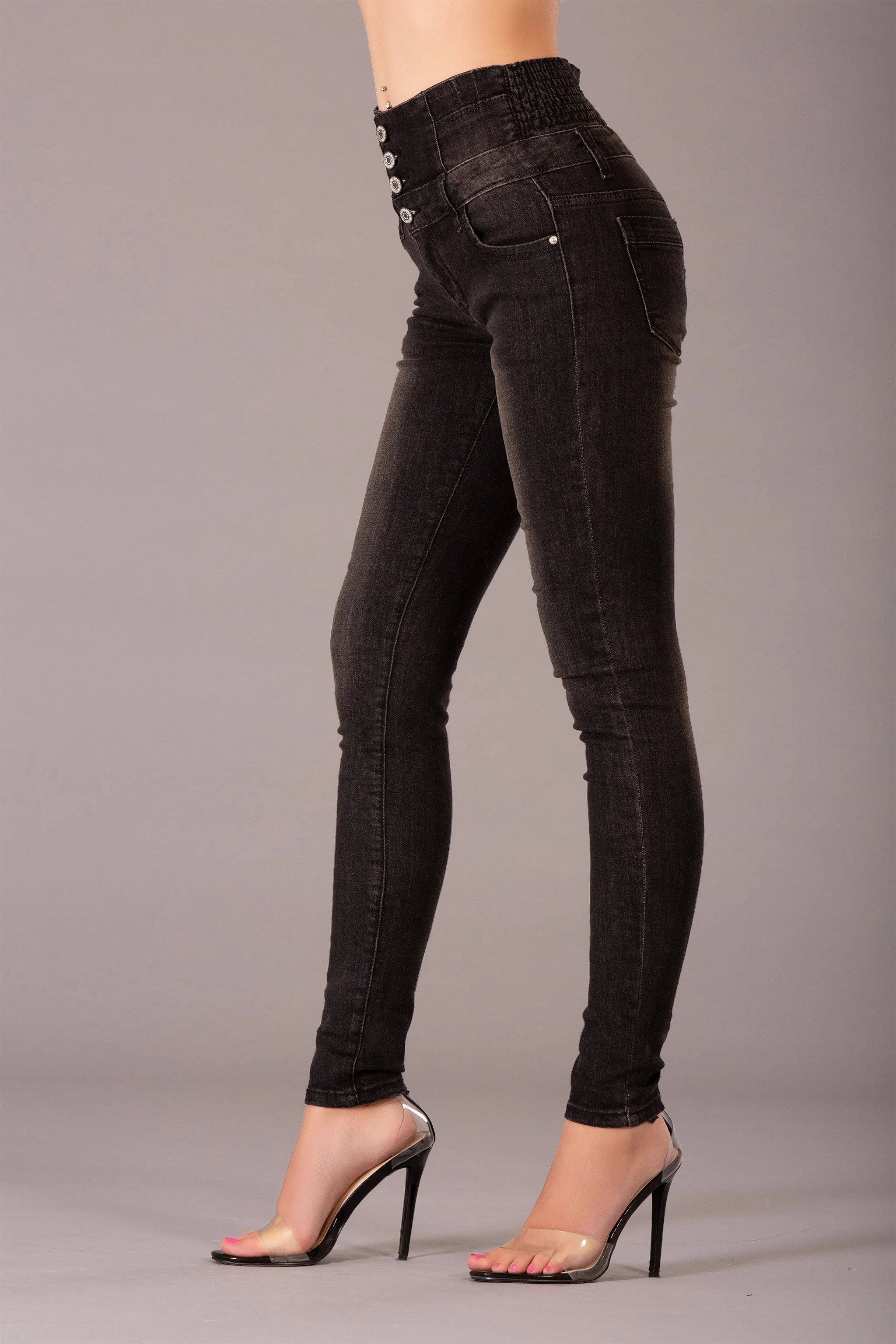 VivaCurve High-Waist Skinny Jeans