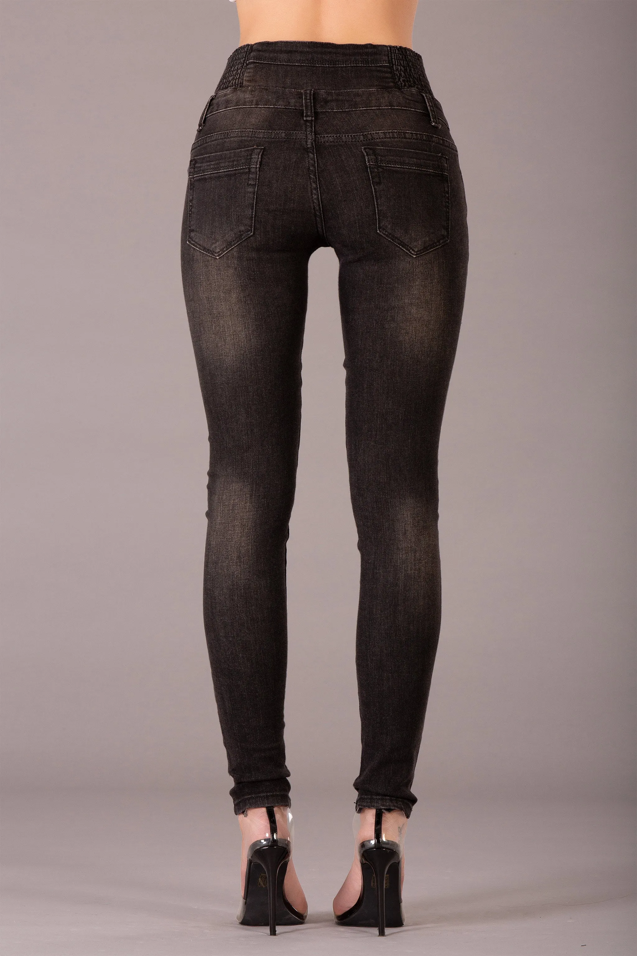 VivaCurve High-Waist Skinny Jeans