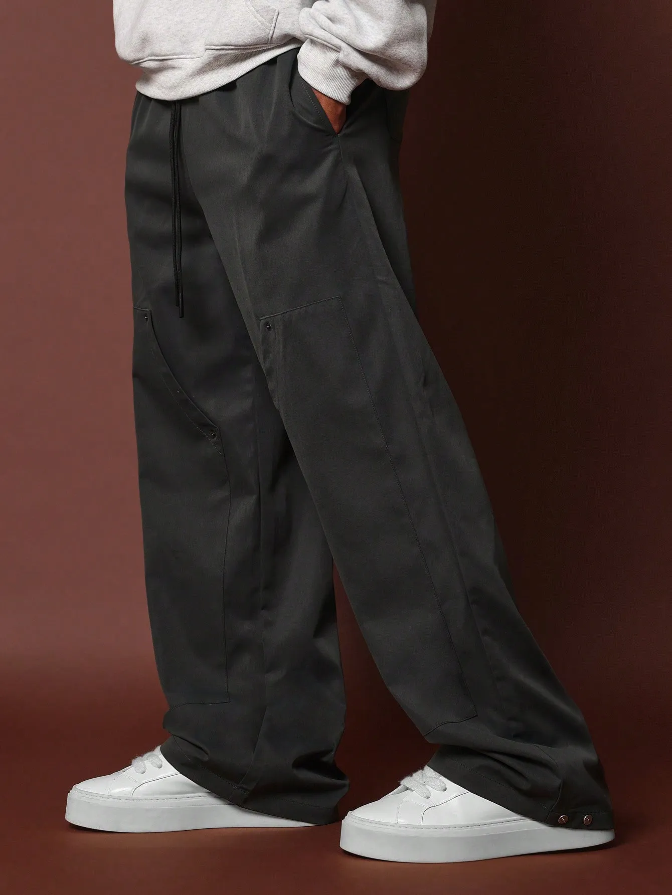 Wide Leg Nylon Pant