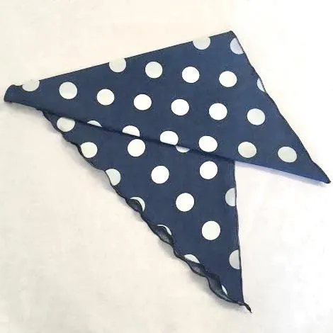 Women's Chemo Denim Dot Head Scarf