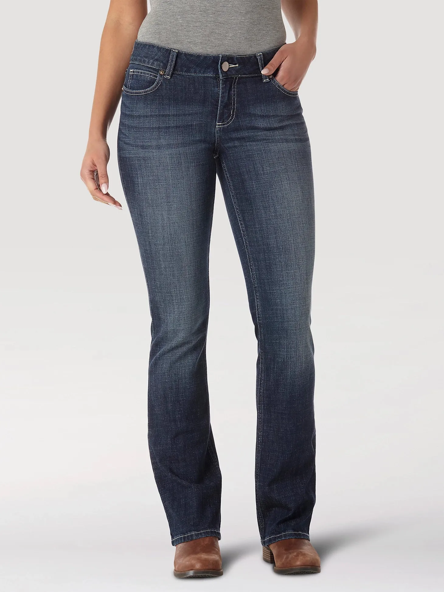 Women's Wrangler 09MWZDO Bootcut Jeans (Regular and Plus Sizes)