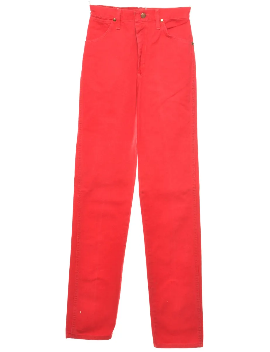 Wrangler Red Classic Jeans - W26 L36