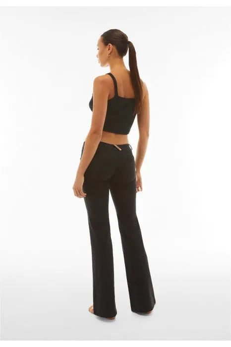 (WRUP29LF305-J7N) Low Waist WR.UP® Flared Black Jeans