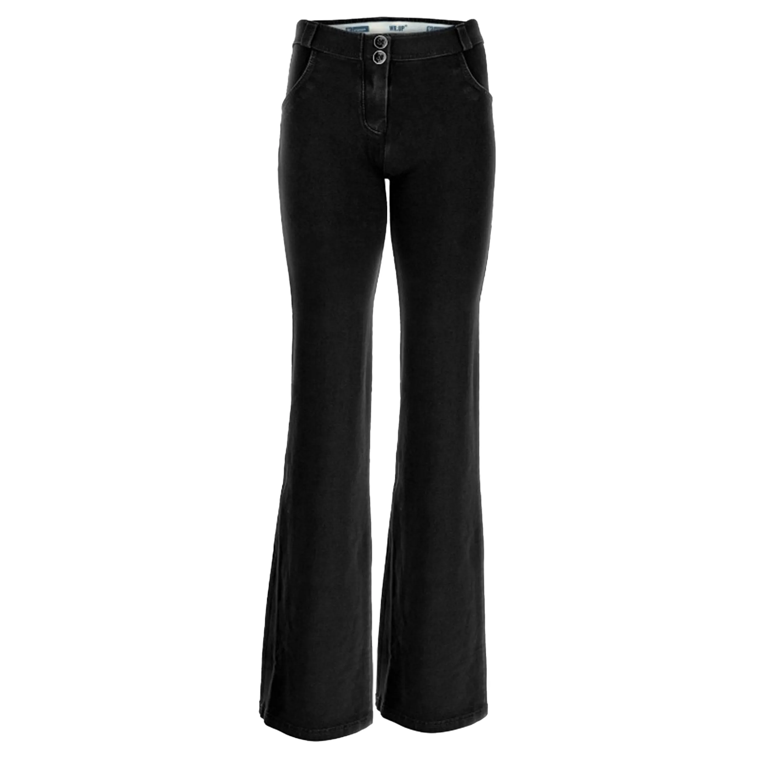 (WRUP29LF305-J7N) Low Waist WR.UP® Flared Black Jeans